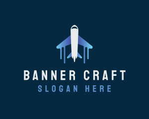 Airplane Tour Flight logo design