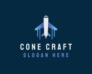 Airplane Tour Flight logo design