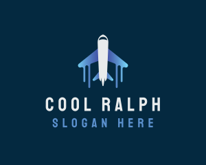 Airplane Tour Flight logo design