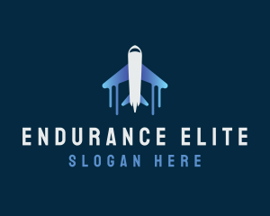 Airplane Tour Flight logo design