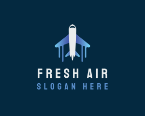 Airplane Tour Flight logo design