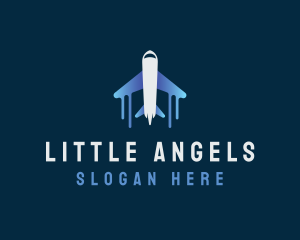 Airplane Tour Flight logo design