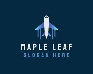 Airplane Tour Flight logo design