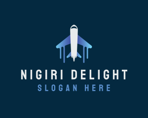 Airplane Tour Flight logo design