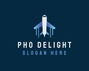 Airplane Tour Flight logo design