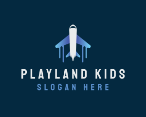 Airplane Tour Flight logo design