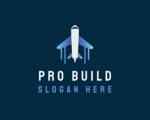 Airplane Tour Flight logo design