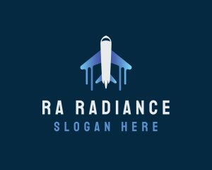 Airplane Tour Flight logo design