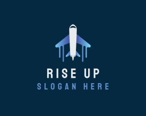 Airplane Tour Flight logo design