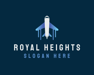 Airplane Tour Flight logo design