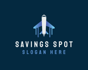 Airplane Tour Flight logo design