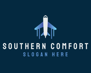 Airplane Tour Flight logo design