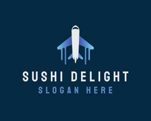 Airplane Tour Flight logo design