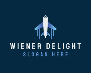 Airplane Tour Flight logo design