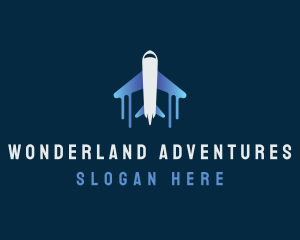 Airplane Tour Flight logo design