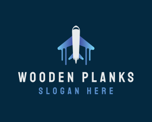 Airplane Tour Flight logo design