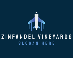 Airplane Tour Flight logo design