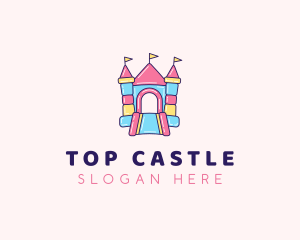 Inflatable Castle Daycare logo design