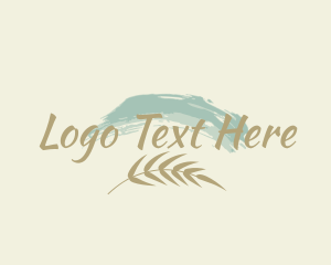 Leaf - Modern Natural Spa logo design