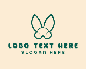 Bunny Rabbit Plushie Logo