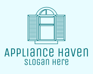 Appliances - Teal Window Shutters logo design