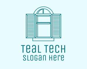 Teal - Teal Window Shutters logo design
