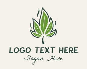 Cannabis - Medical Marijuana Leaf logo design