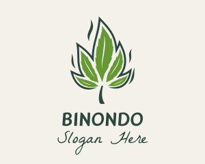 Natural - Medical Marijuana Leaf logo design