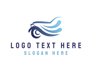 Gradient - Car Wash Water Splash logo design