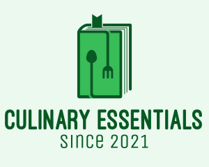 Green Recipe Book logo design