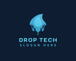 Drop - Water Drop Hand logo design