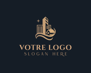 Office - Real Estate Building House logo design