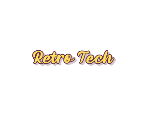 Simple Retro Script logo design