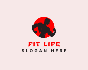 Japanese Fitness Gym logo design