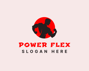 Japanese Fitness Gym logo design