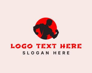 Target - Japanese Fitness Gym logo design