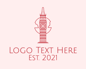 United Kingdom - Big Ben Structure logo design