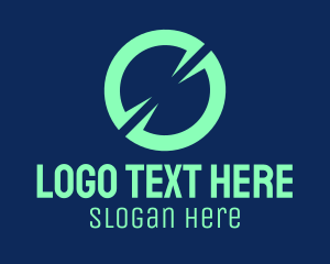 Round - Round Teal Tech Application logo design
