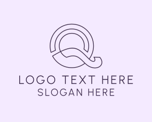 Geometric - Business Swoosh Letter Q logo design