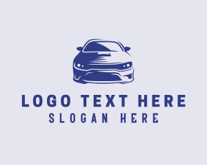 Driver - Race Car Vehicle logo design
