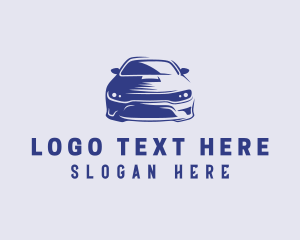 Vehicle - Race Car Vehicle logo design