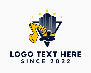 Tools - Industrial Excavator Contractor logo design
