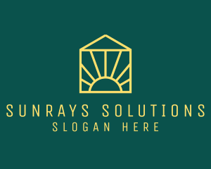 Sunshine Home Property logo design