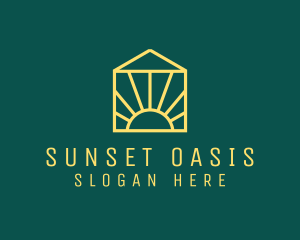 Sunshine Home Property logo design