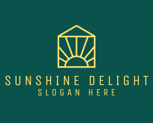 Sunshine Home Property logo design