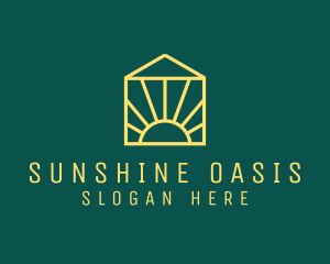 Sunshine Home Property logo design