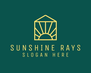 Sunshine Home Property logo design