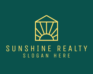 Sunshine Home Property logo design