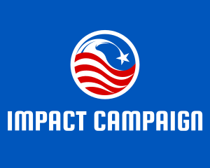 Campaign Flag Circle logo design
