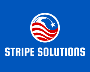 Campaign Flag Circle logo design